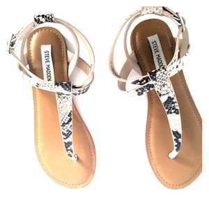 Steve Madden snakeskin print sandal